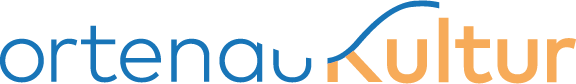 Logo von Ortenau Kultur, blau-orangener Schriftzug